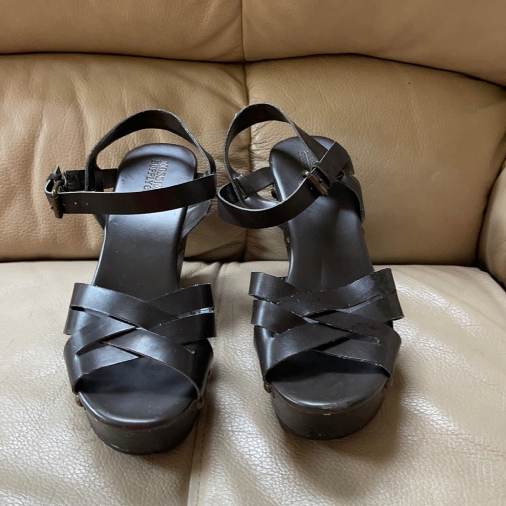Brown Platform Sandals